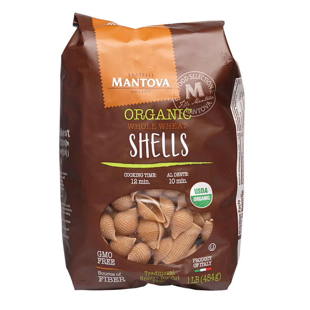 Mantova Organic Whole Wheat Shells